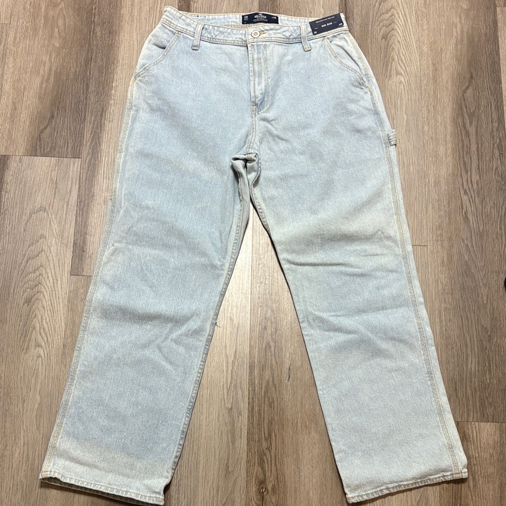 Hollister Women's Boyfriend Jeans - Light Wash